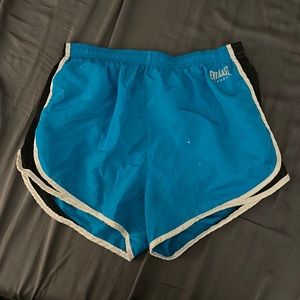 Blue activewear shorts with liner. Everlast brand. Worn once.